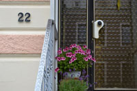 Hauseingang Ferienwohnung Lübeck
