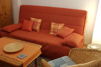 Wohnzimmer Ferienwohnung Lübeck